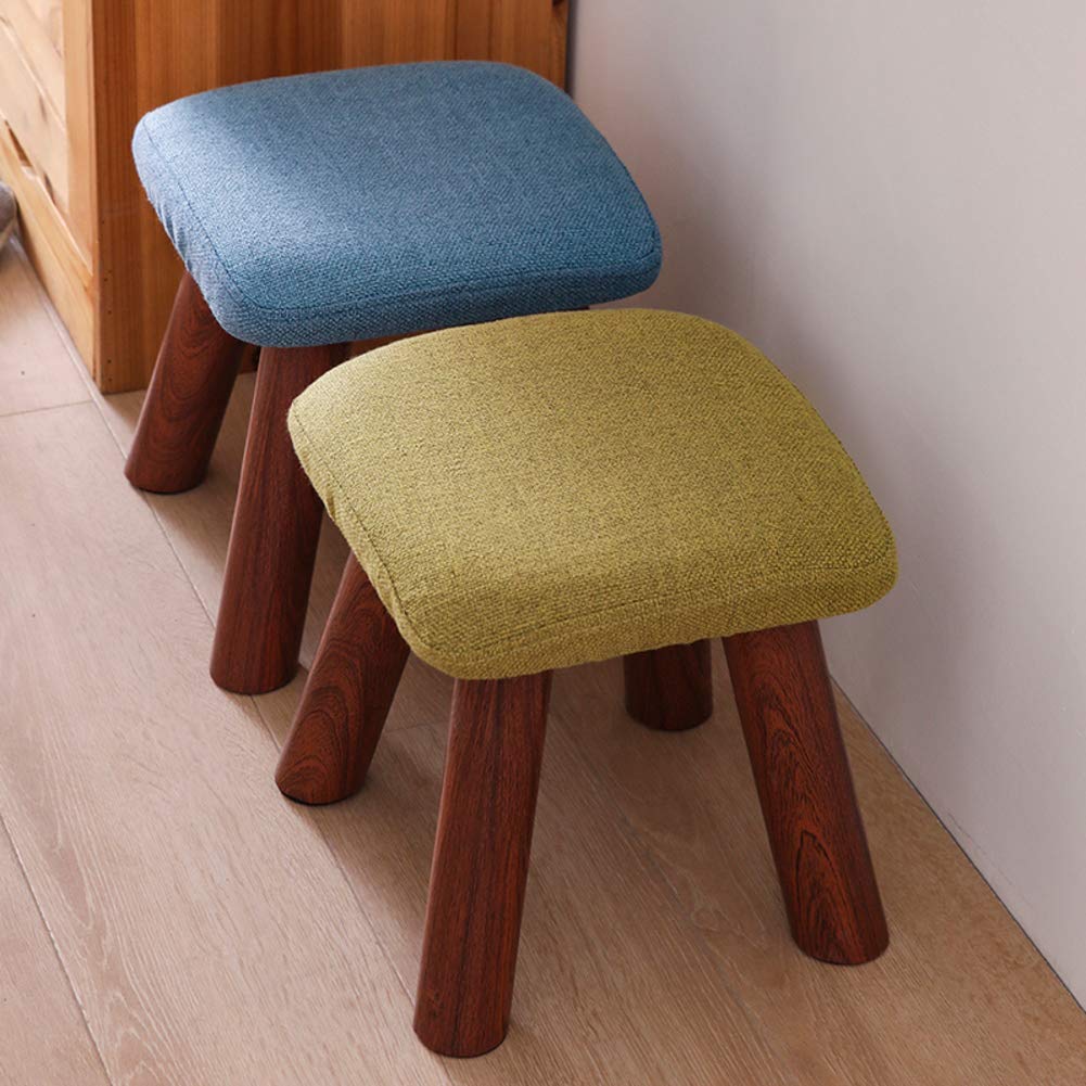 美品布製スツールフットレスト